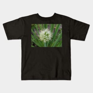 Green Onion Blossom 5 Kids T-Shirt